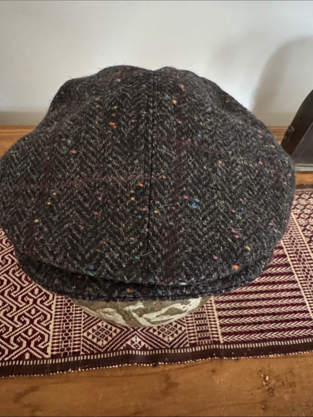 Irish tweed newsboy cap
